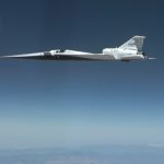 X-59 da NASA em voo supersónico